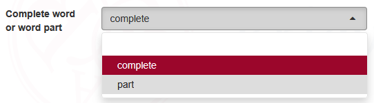 select annotation widget