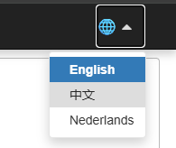 Language selector